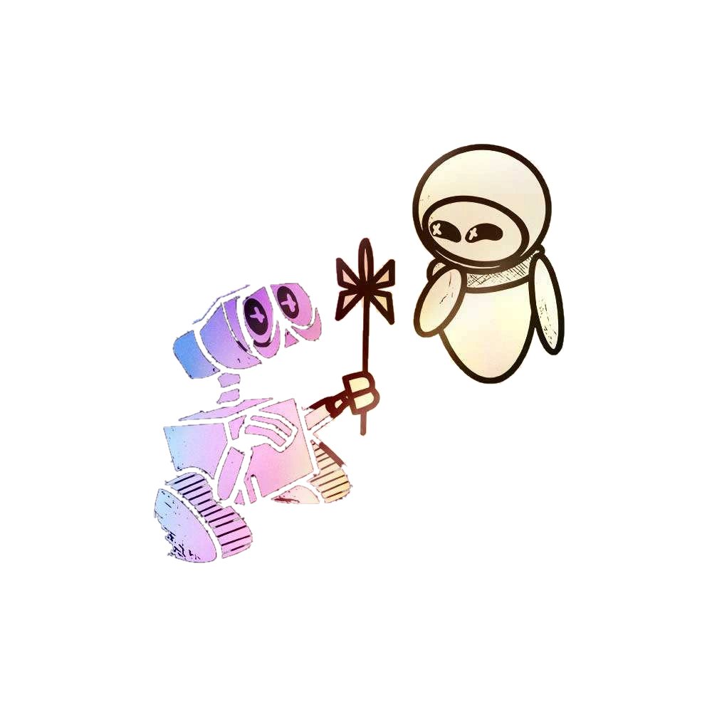 Wall-E Holographic Sticker